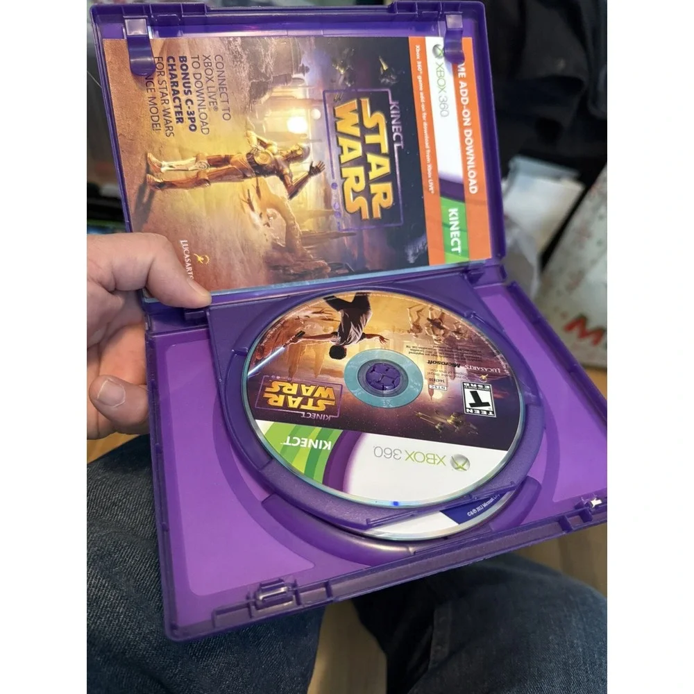Kinect Star Wars (Microsoft Xbox 360, 2012) Bonus Game Demo Disc And All Inserts